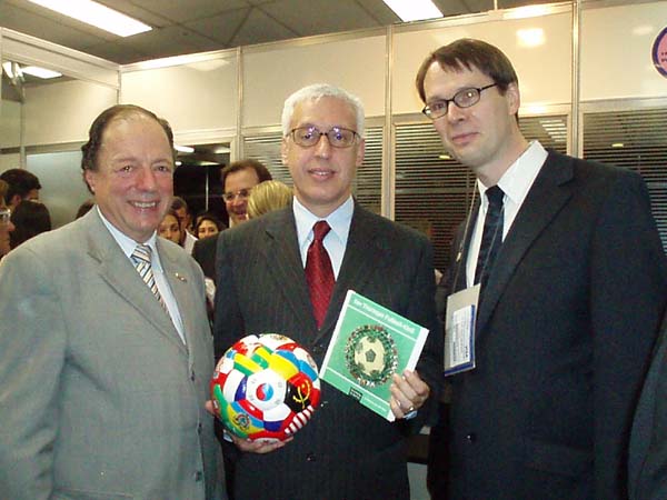 Norton Luiz Lenhart, Sylk Schneider und der Vizetourismusminister Brasiliens